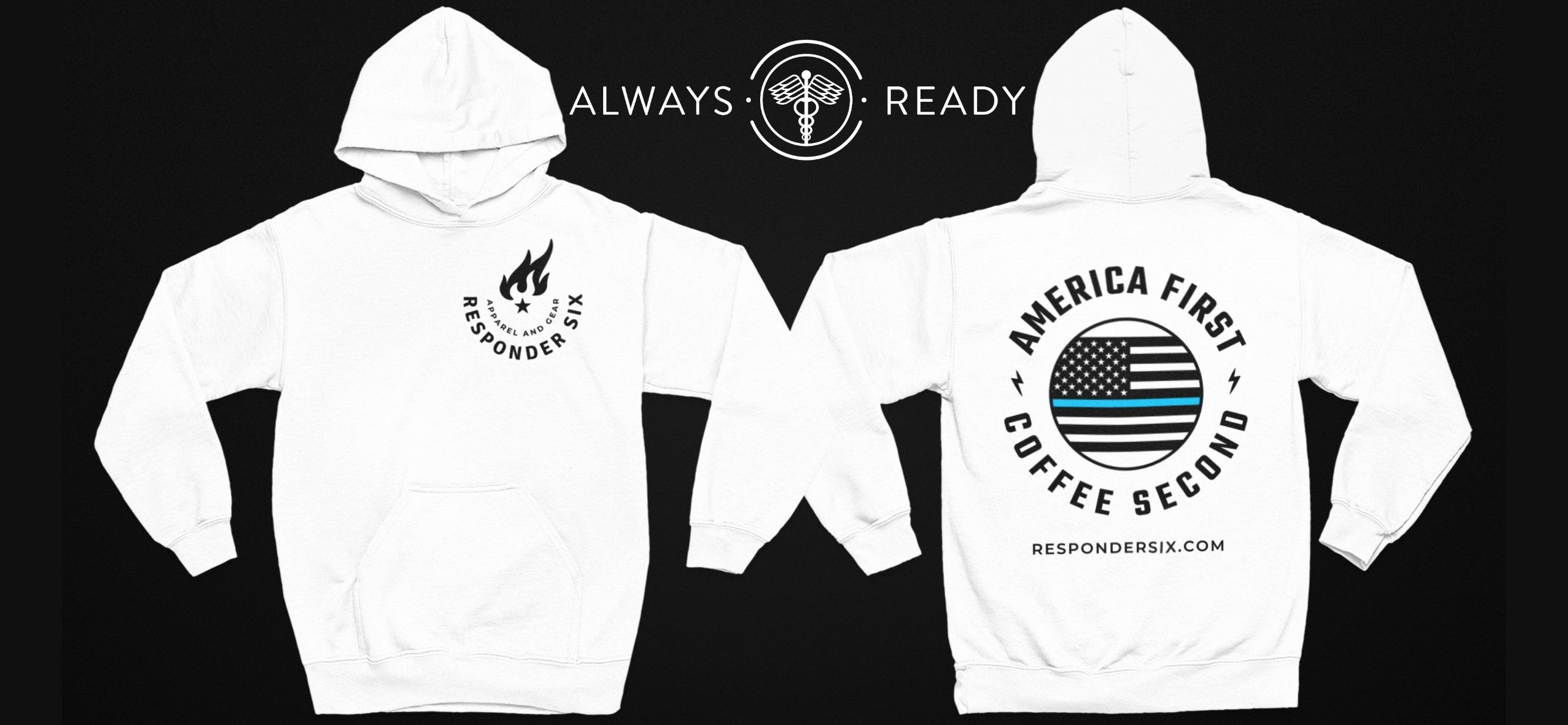 America First Coffee Second RN Hoodie