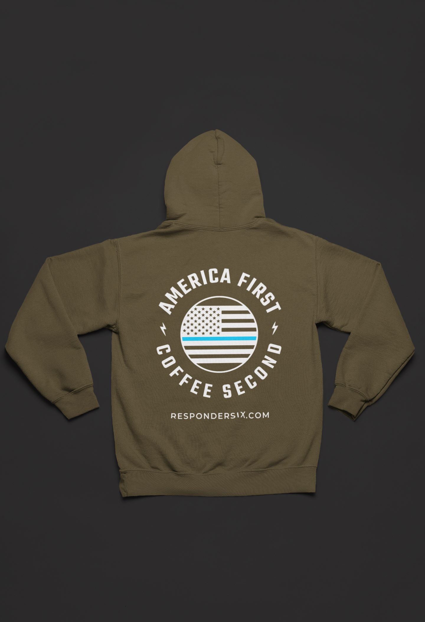 America First Coffee Second RN Hoodie