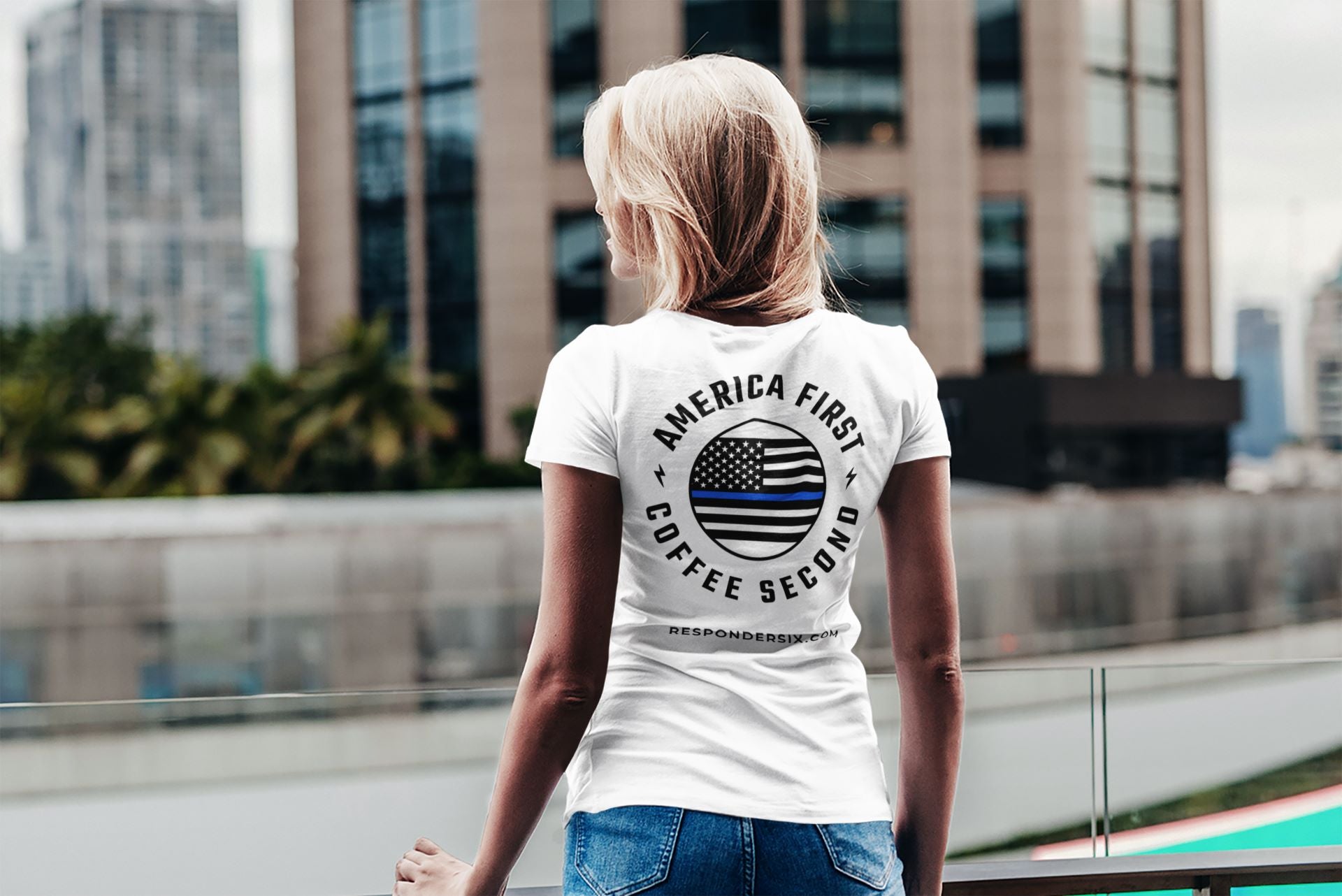 Thin Blue Line Short Sleeve T-Shirt