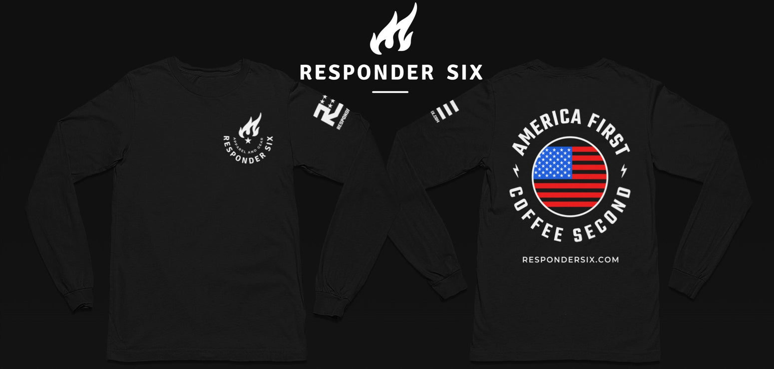 America First Coffee Second Long Sleeve