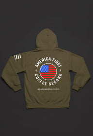 America First Coffee Second Hoodie