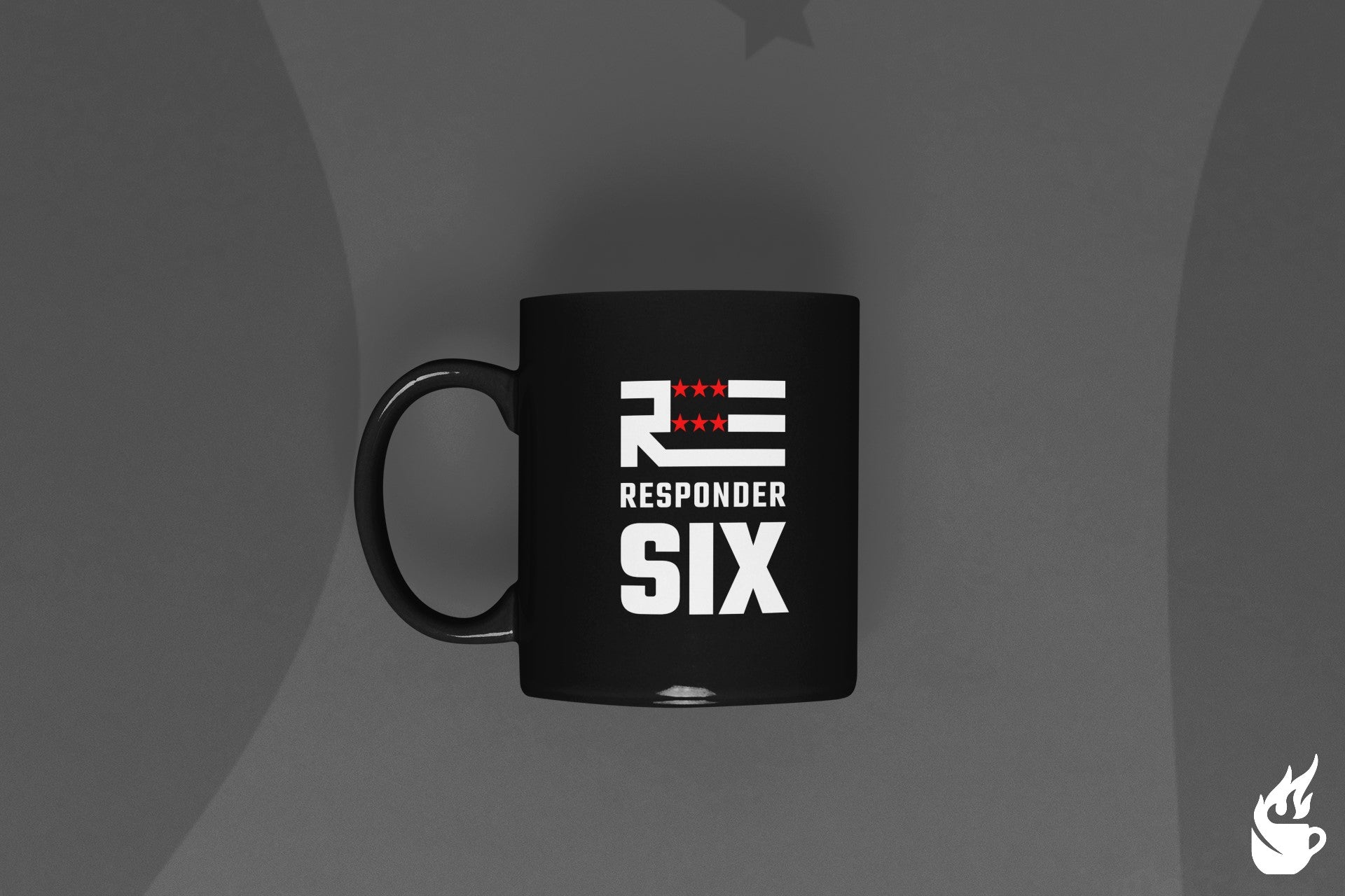 Responder Six Black Mug