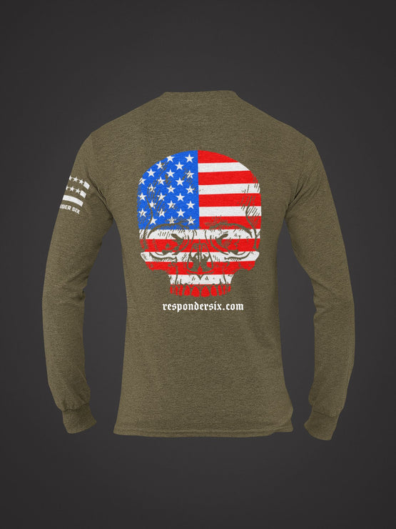 American Skull Long Sleeve