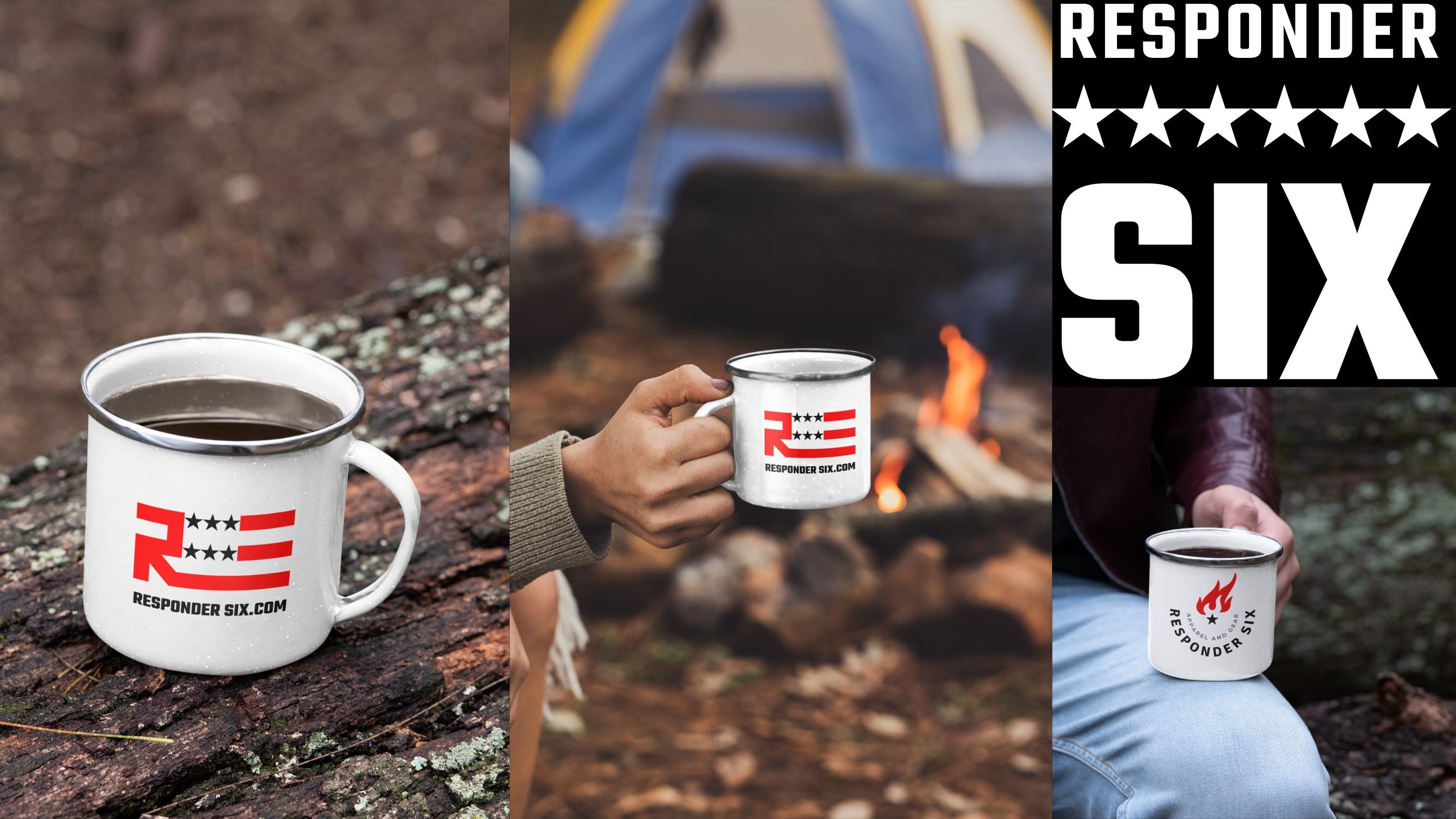 Responder Six Camping Mug (Fire Red)